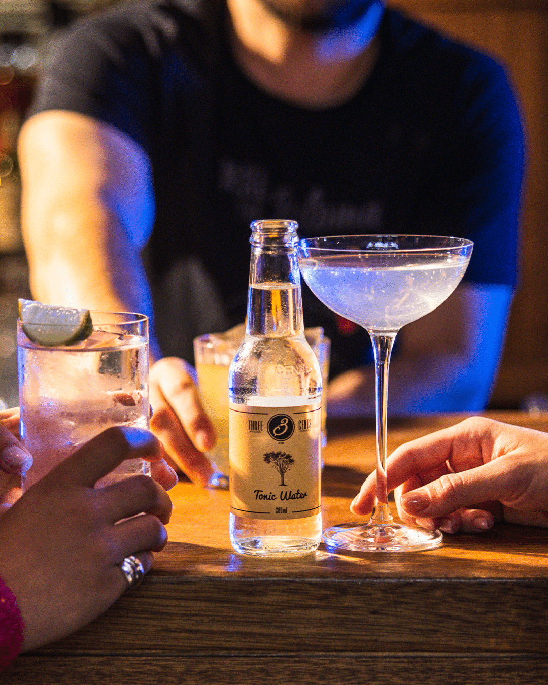 Three Cents Tonic Water Soft & Mixer Marque Partenaire 